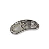 Bubrežasta zdjelica inox, 247x122x43 mm, s poklopcem