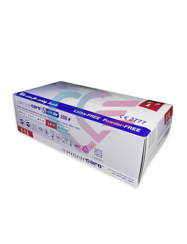 Rukavice nitrilne Sempercare nitril skin2, veličina L