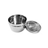 Posuda za vatu s poklopcem, 0,5 l, okrugla, fi 106 x 66 mm, inox