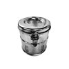 Bubanj za sterilizaciju, inox, fi 150x150 mm