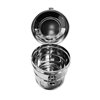 Bubanj za sterilizaciju, inox, fi 150x150 mm