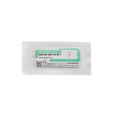 Konac Daclon Nylon 5/0, igla 3/8 cir. cut 12 mm