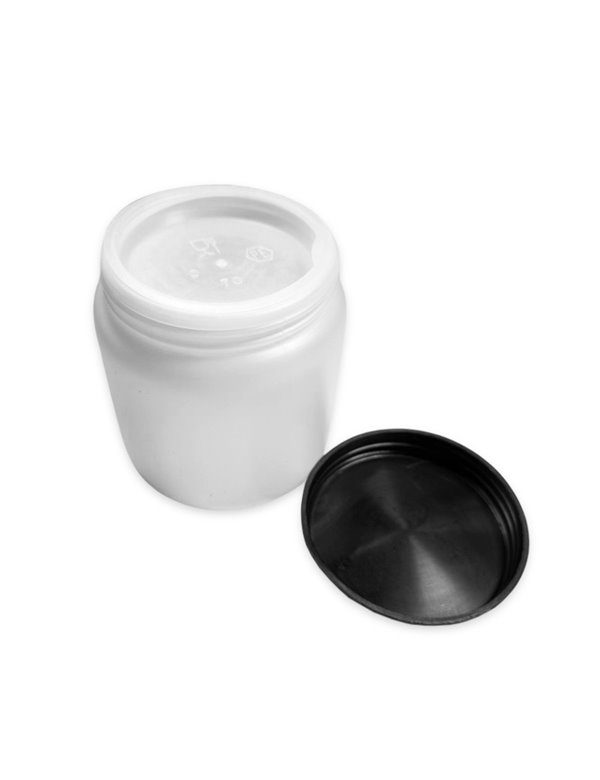 Posuda široko grlo, hdpe, čep na navoj s podčepom, 500 ml