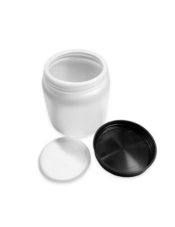 Posuda široko grlo, hdpe, čep na navoj s podčepom, 500 ml